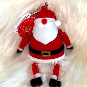 Adorable Santa That Lights Up & Arms & Legs Move Sanitizer Holder